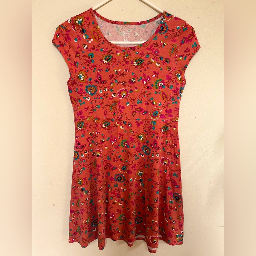 Wonder Nation Dress Girls XL Play Skater Prairie Dress